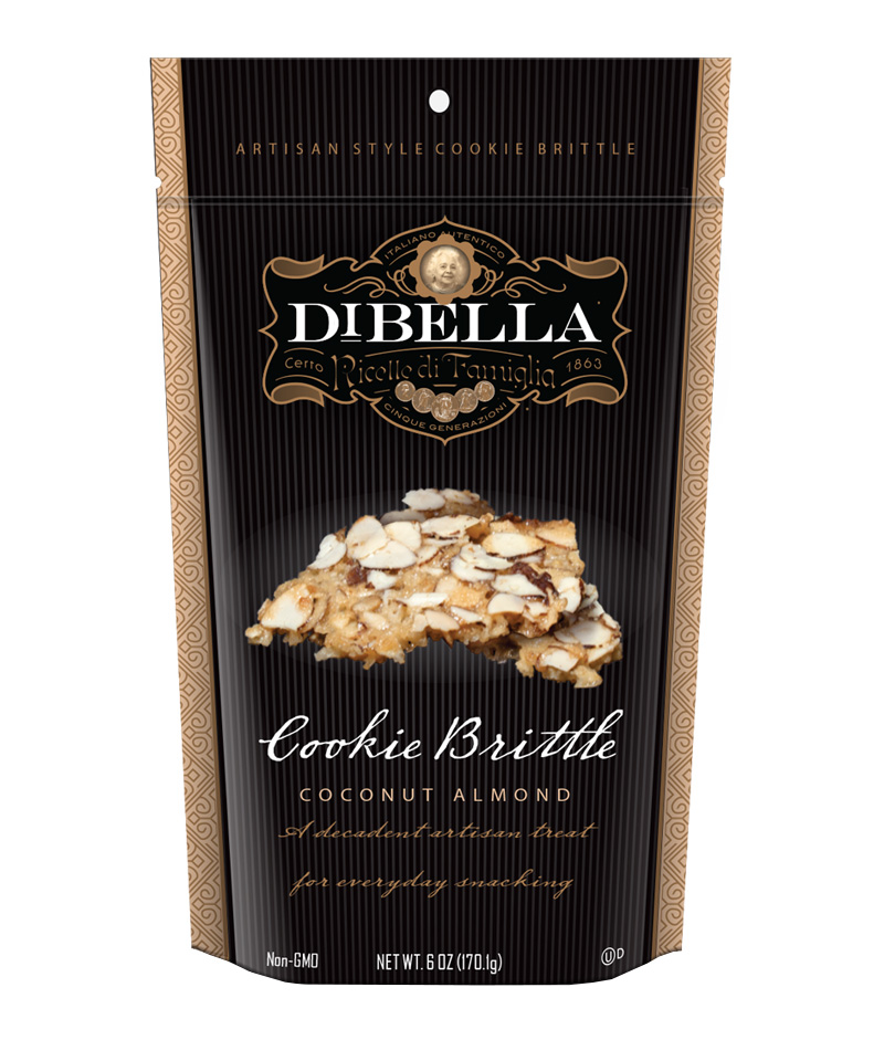Coconut Almond Cookie Brittle DiBella Famiglia